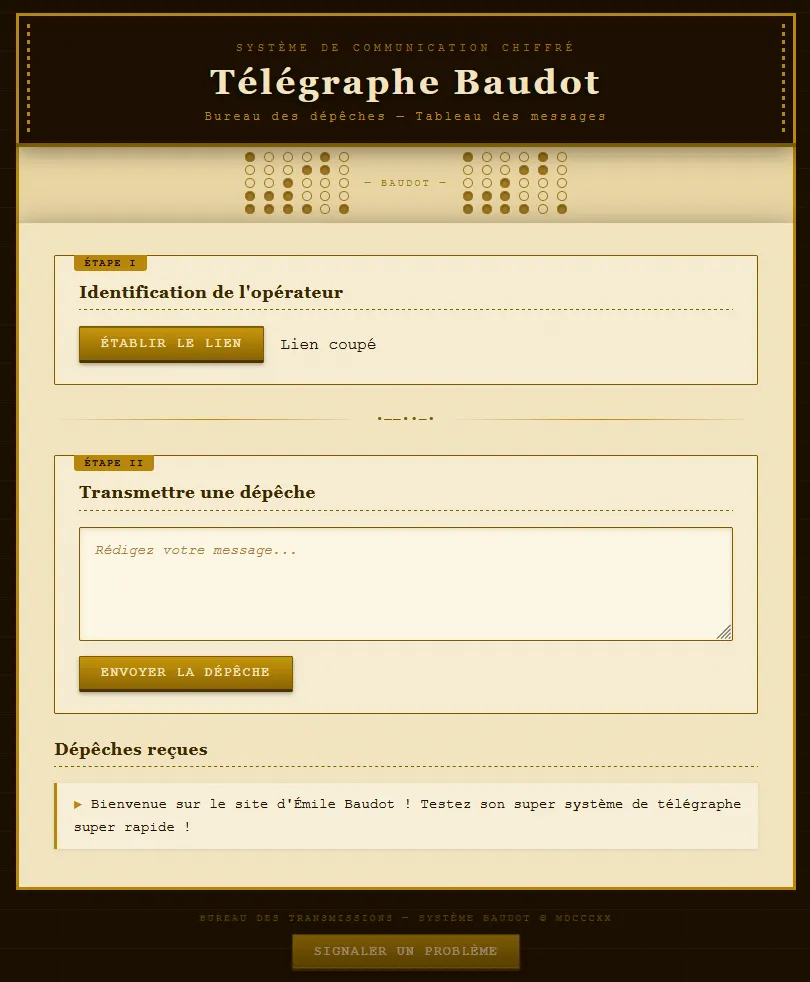 Interface de base